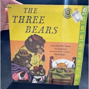 The Three Bears 78 RPM 274 Golden records 1960s Sandpipers Perfect Condition!